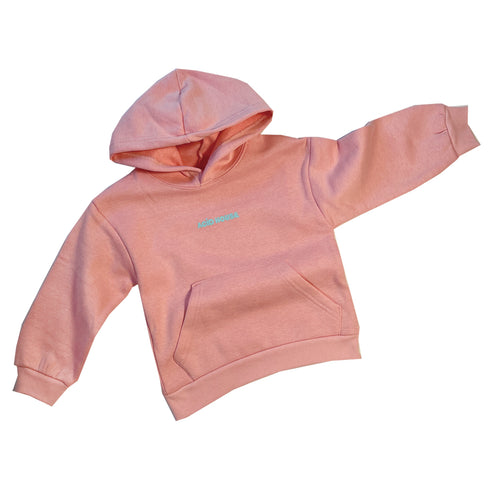【COME HELL HIGH WATER】acid house KIDS HOODIE  -pink- *Last1